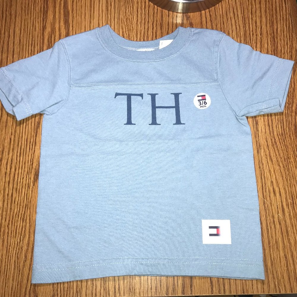 Tommy Hilfiger blue tee 3-6 months New
